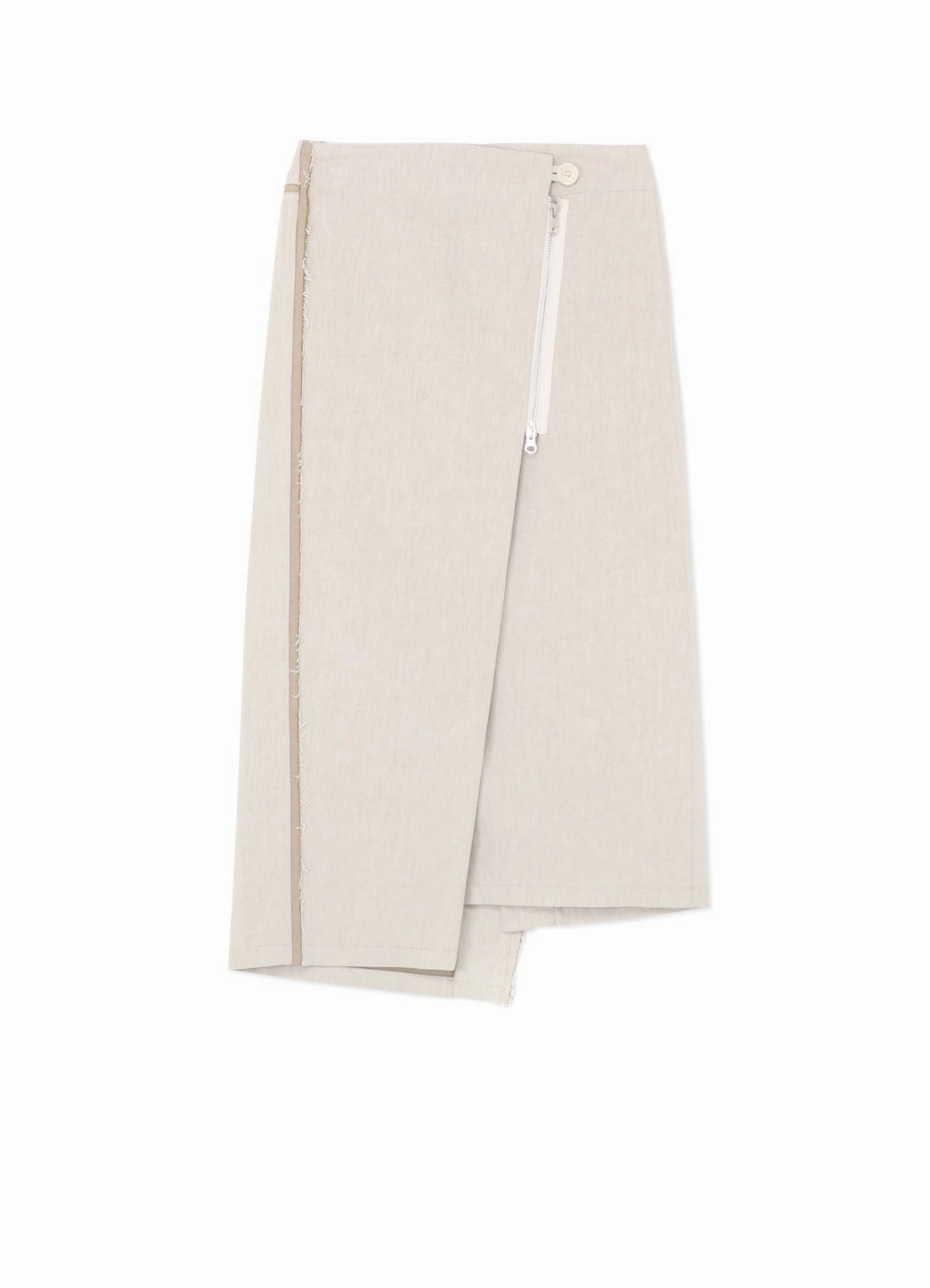 10oz DENIM PANELLED WRAP SKIRT Reflective Trim