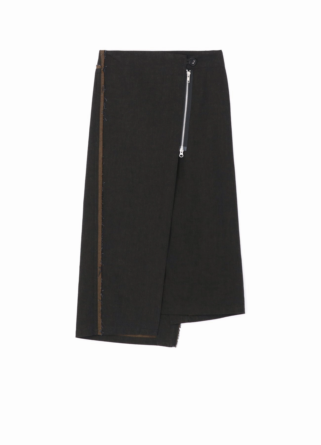 10oz DENIM PANELLED WRAP SKIRT Comfort Base