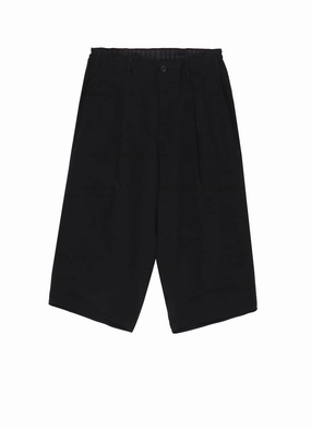 Soft Feel Layer Friendly 12M SILK DECINE TUCKED SEAM WIDE PANTS