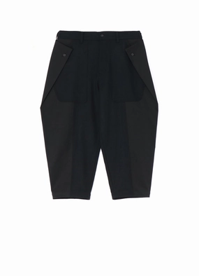 Flatlock Seams Windproof coating 1/10 FLANNEL WAIST ADJUSTABLE VERTICAL JOINT PANTS