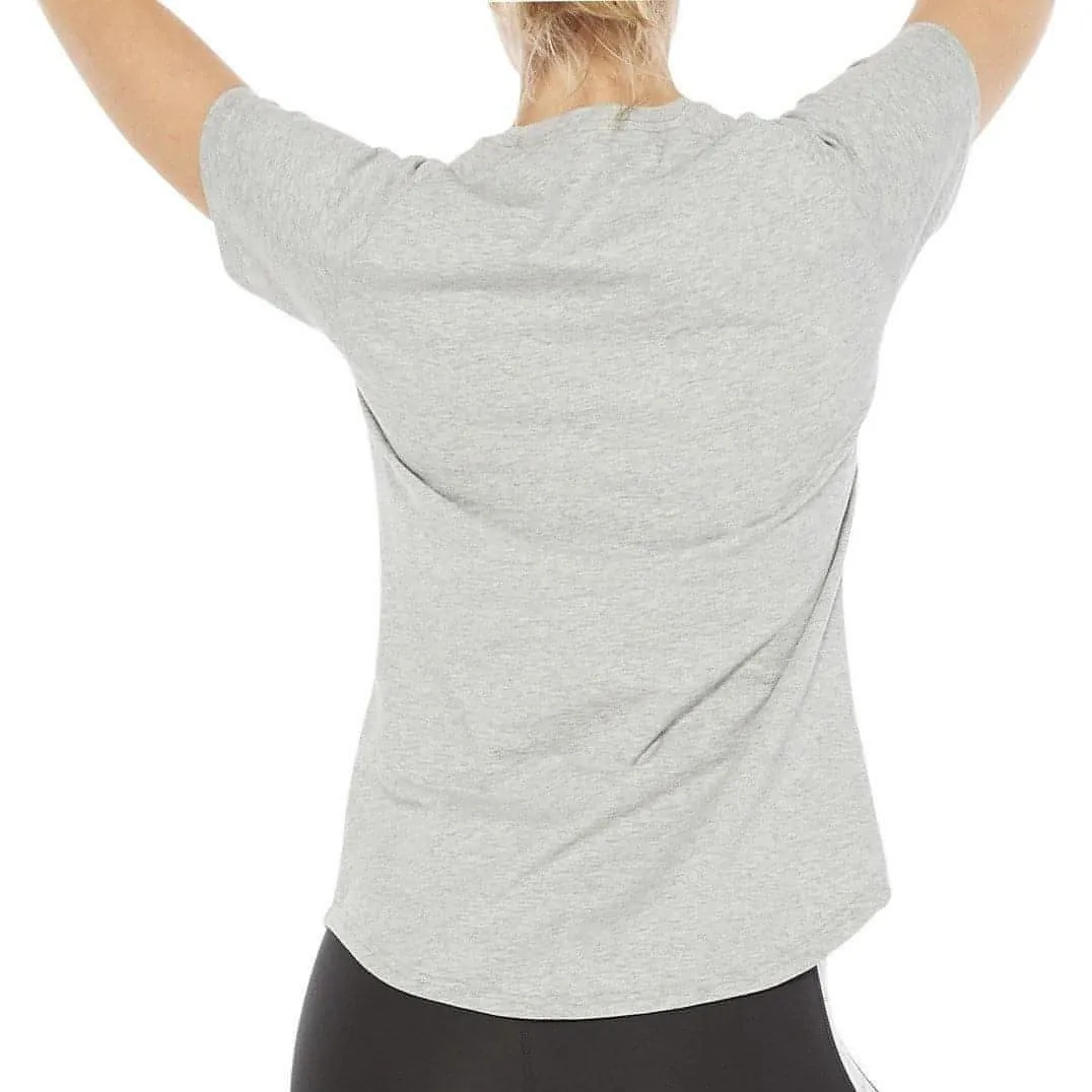 2XU Contender Short Sleeve Womens Running Top - Grey Solid color purity