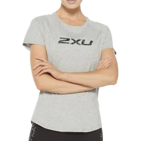 Timeless Look Wear Casual Comfort Top 2XU Contender Short Sleeve Womens Running Top - Grey