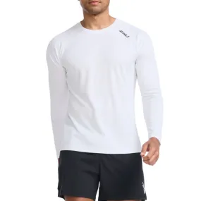 Skinny Fit Long sleeved warmth 2XU Mens Aspire Longsleeve Running Top