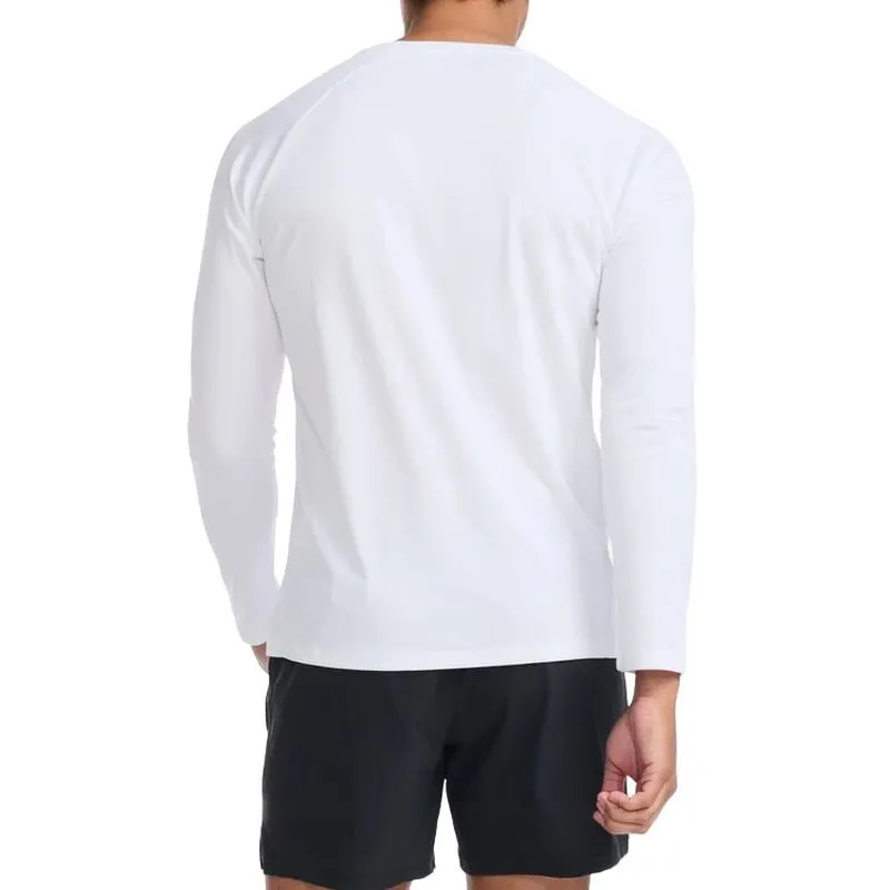Heathered Fabric Quick-Dry Fabric 2XU Mens Aspire Longsleeve Running Top