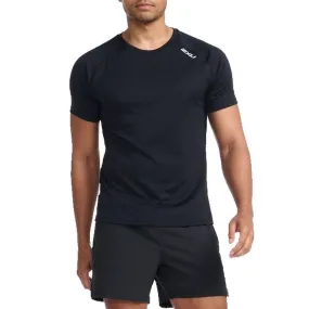 2XU Mens Aspire Running Tee Glossy Look
