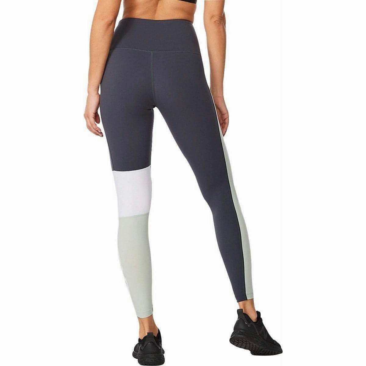 2XU Form Block Hi Rise Compression Womens Long Running Tights - Navy Flexible form Snug feel