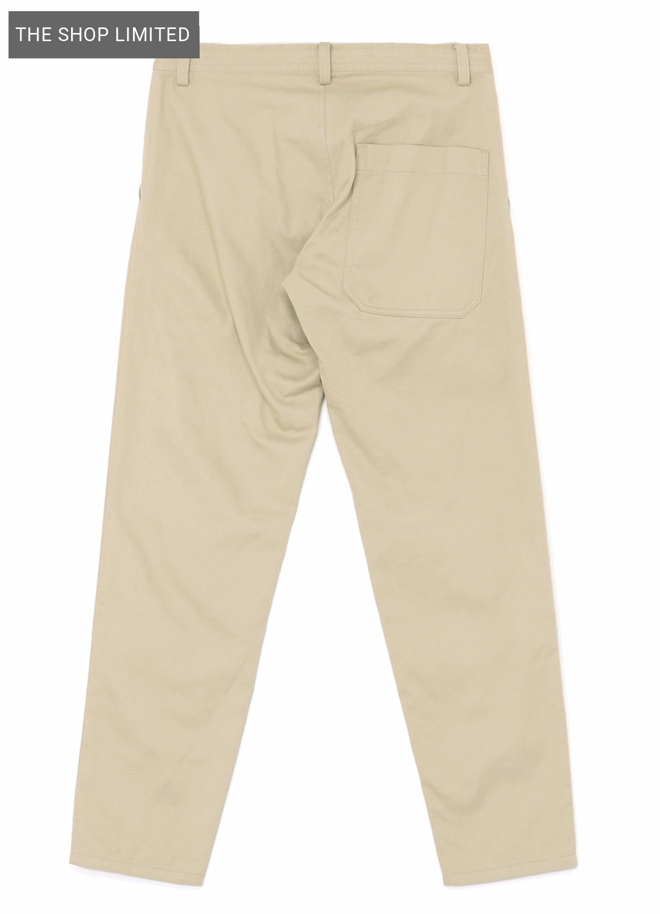 [Y's BORN PRODUCT] COTTON TWILL SLIM FIT DRAWSTRING PANTS No Chafe