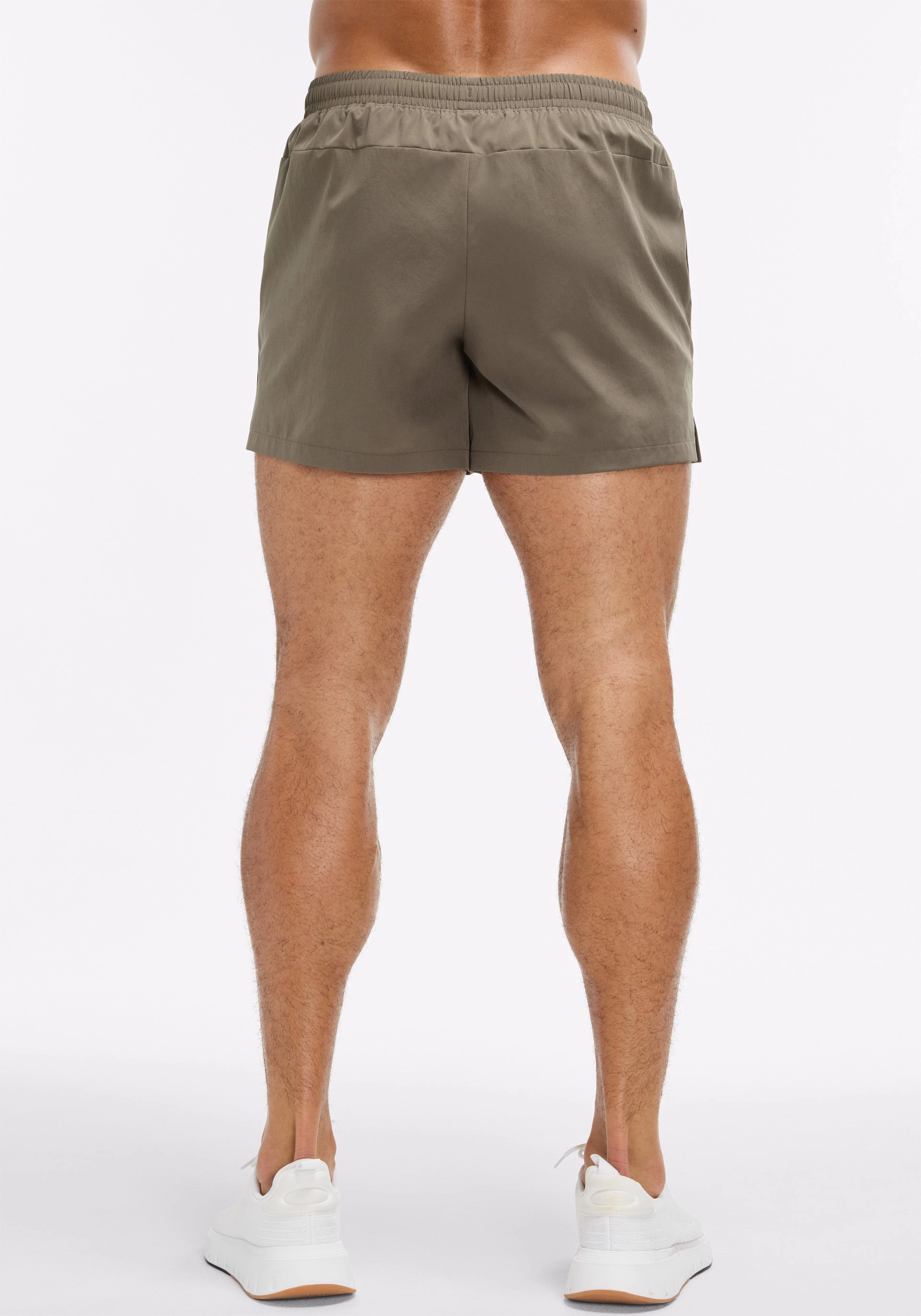5" Lined Training Short belt Linen shorts