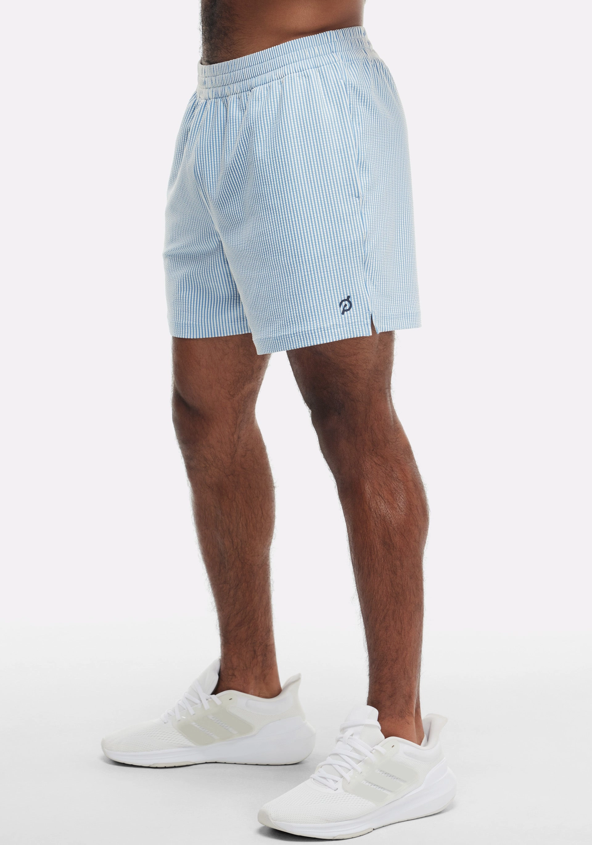 6?? Unlined Seersucker Short Wool blend yoga clothes