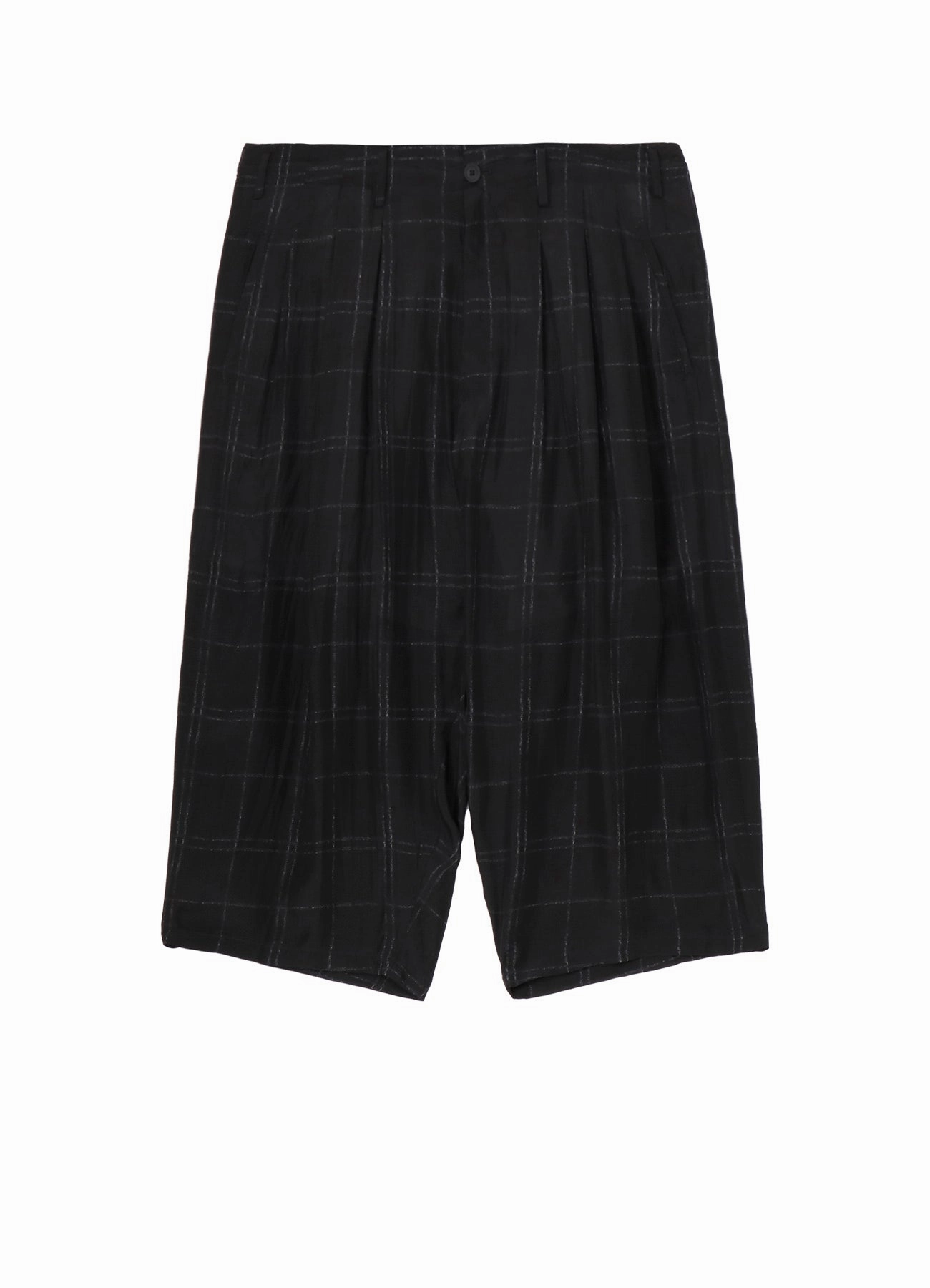 6TUCKS PLAID PANTS Comfy Ease Solid shade