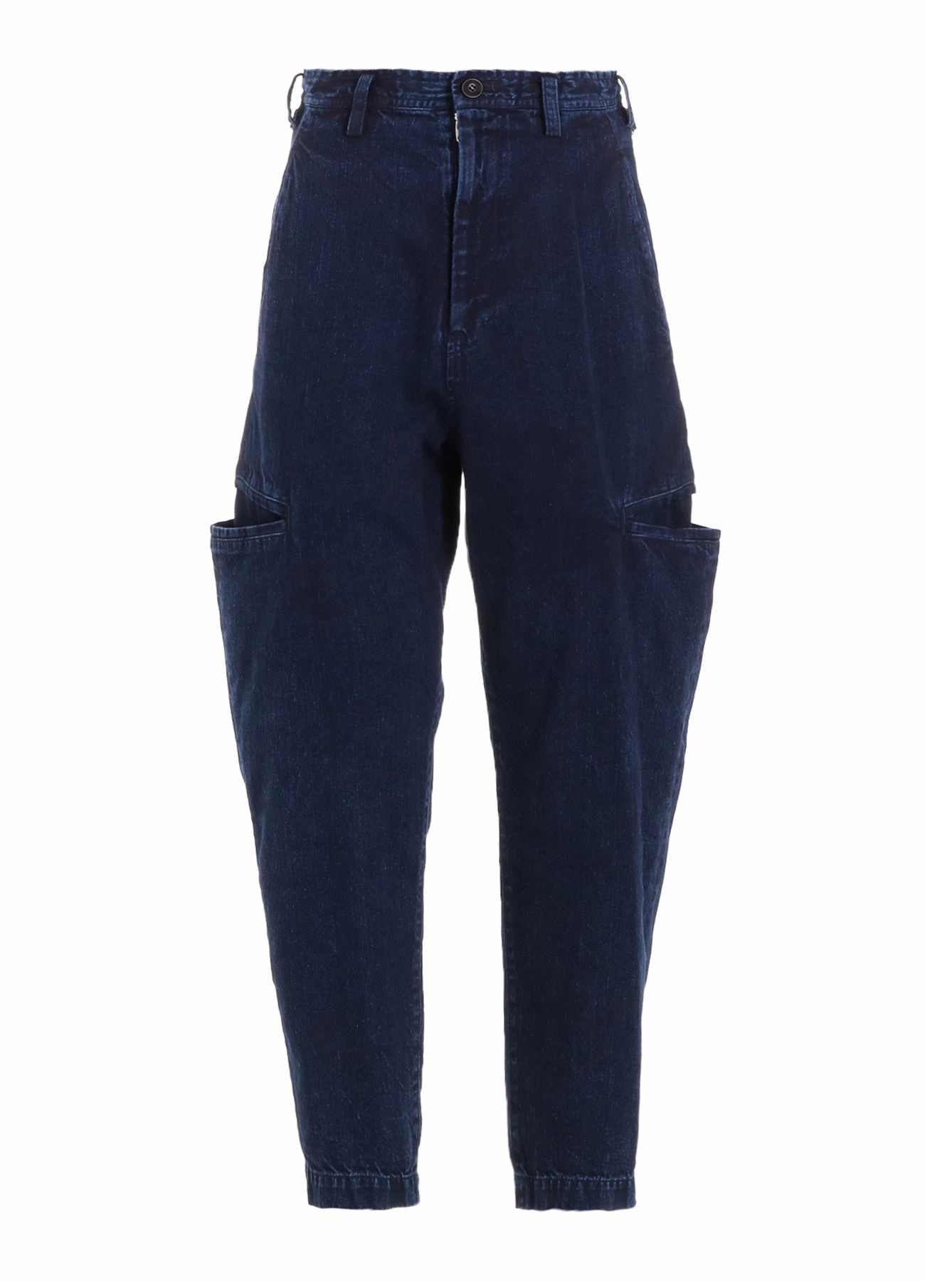 Flexible Durability 8OZ BLEACHED DENIM TAPERED PANTS