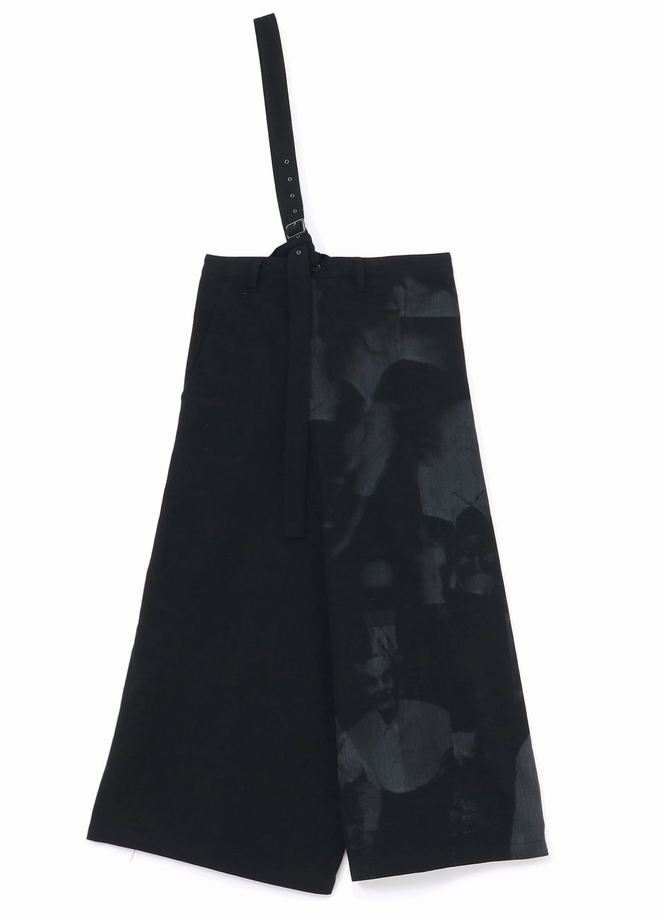 Embroidered Detail [Y's 1972 - A MOMENT IN Y's WITH MAX VADUKUL]80oz DENIM SINGLE STRAP PANTS