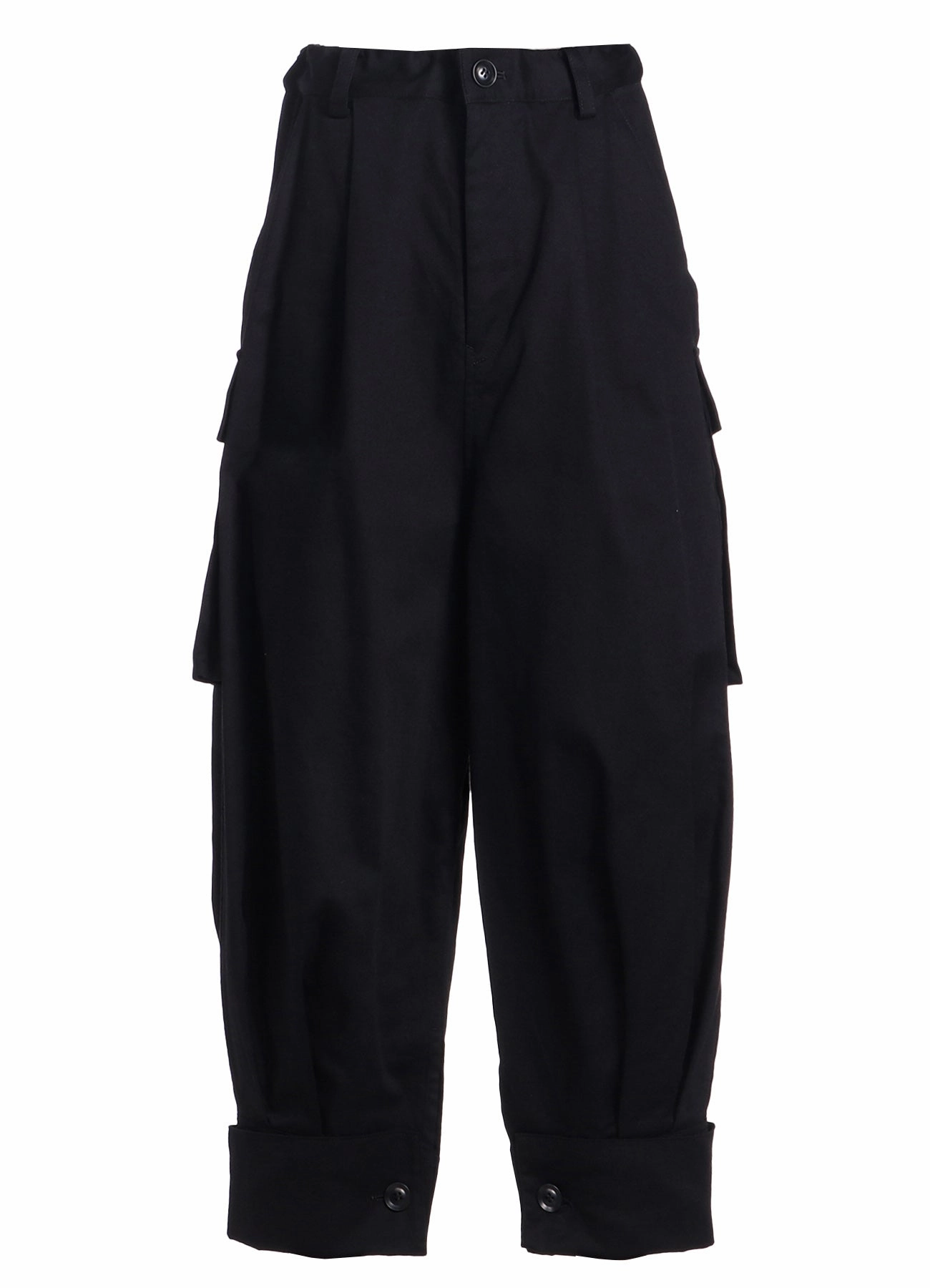 City Wear Active Flex [Y's BORN PRODUCT] COTTON TWILL CUFFED HEM CARGO PANTS