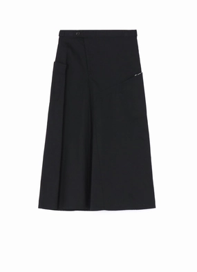 [Y's BORN PRODUCT] COTTON TWILL FLARE GUSSET FLARE SKIRT Urban Wear