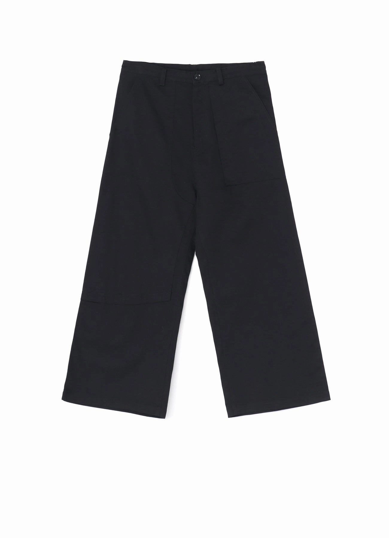 Functional Waist Minimal Cut [Y's BORN PRODUCT] COTTON TWILL LONG STRAIGHT PANTS