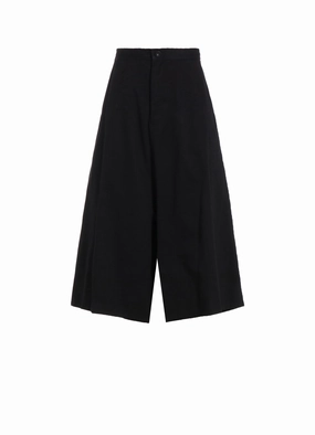 Light wash clean design [Y's BORN PRODUCT] COTTON TWILL SAROUEL WITH CLOTH