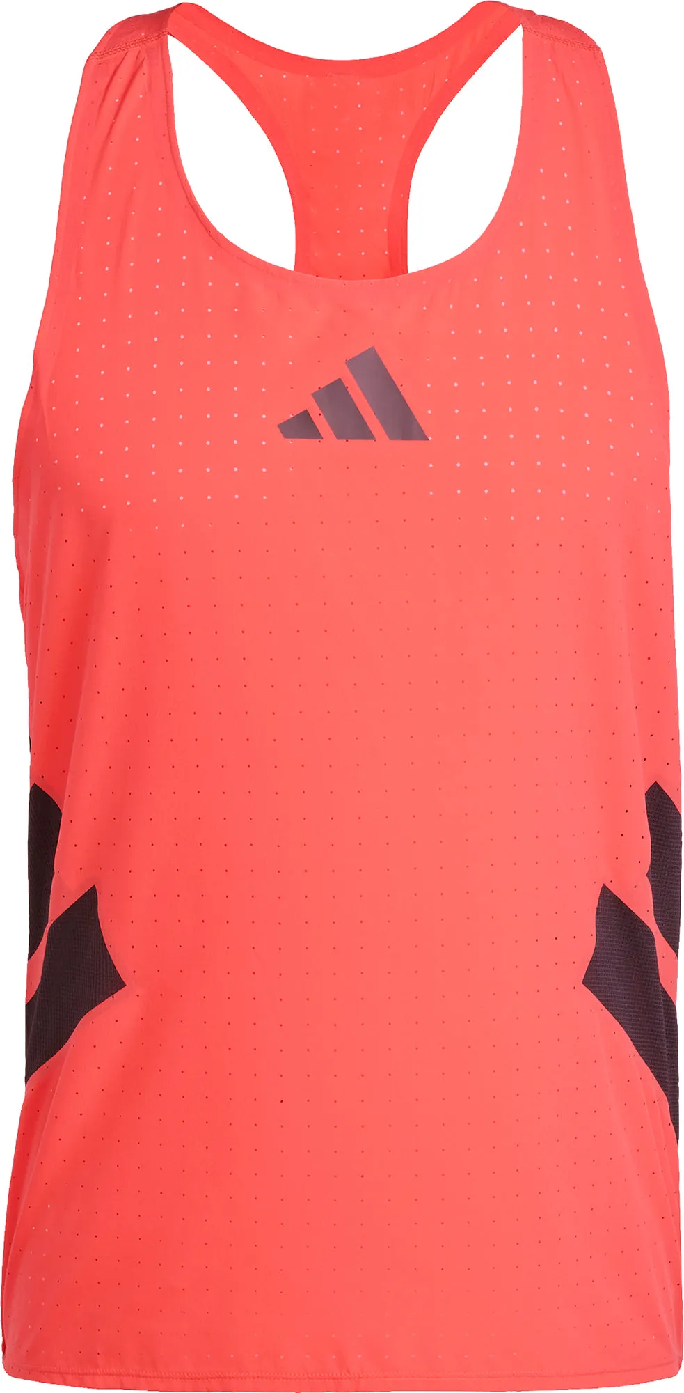 adidas Adizero Road To Records Mens Running Vest - Red user - friendly