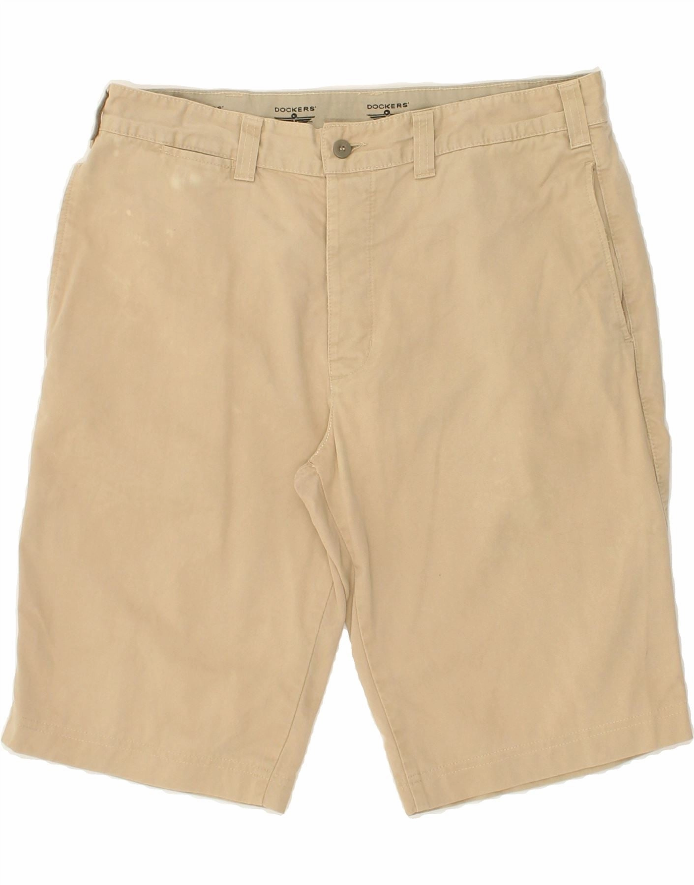Perfect Comfort DOCKERS Mens Chino Shorts W36 Large  Beige