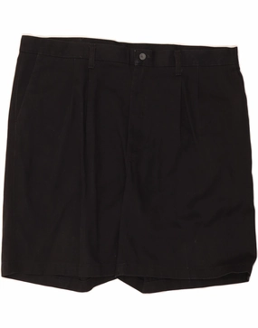 Fashion Accessory LEE Mens Pegged Chino Shorts W42 2XL Black Cotton