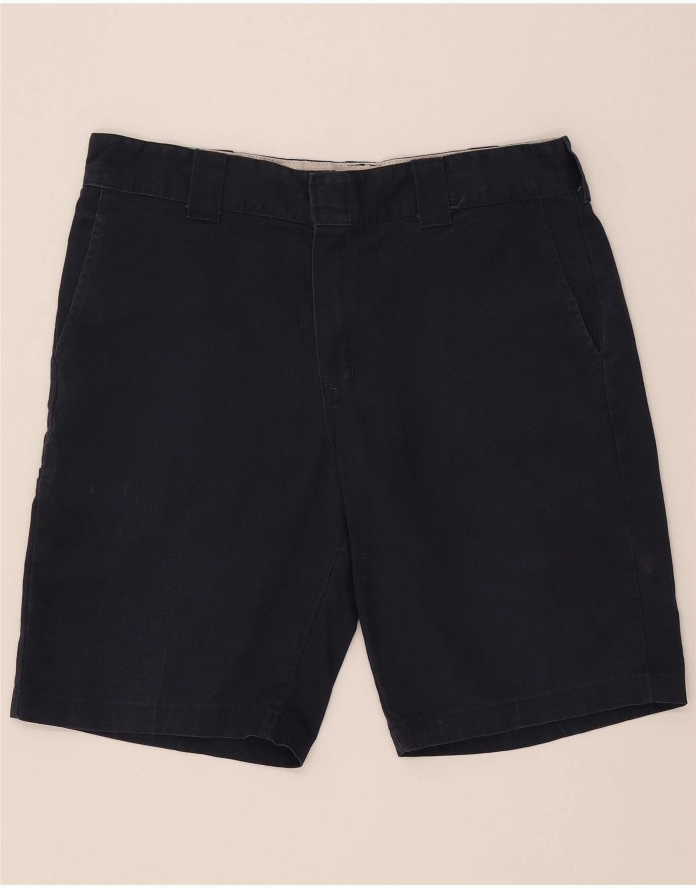 DICKIES Mens Flex Relaxed Fit Cargo Shorts W34 Large Navy Blue Eco - friendly Go Light