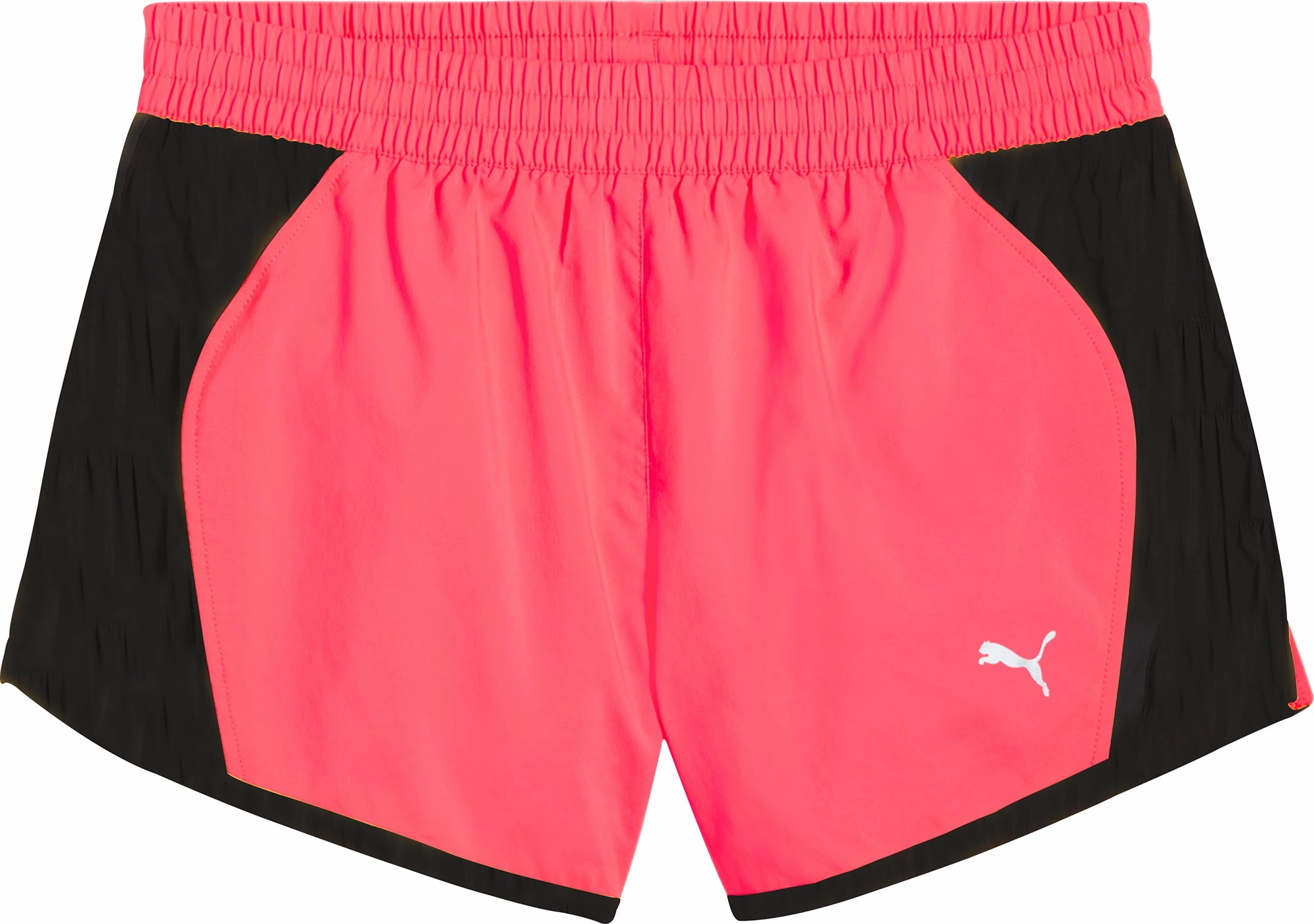 Gusseted Crotch Design Puma Favourite Velocity 3 Inch Womens Running Shorts - Pink