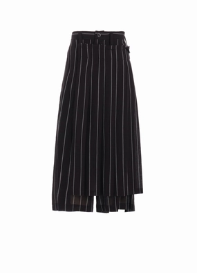 Fashion Stretch WASHER STRIPE WRAPT PLEATED PANTS