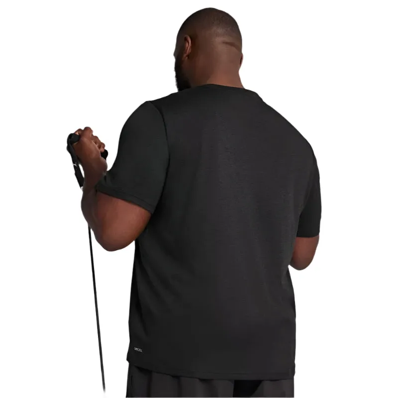 PUMA Mens TAD Essentials Heather Cat Tee Quick Release Hem