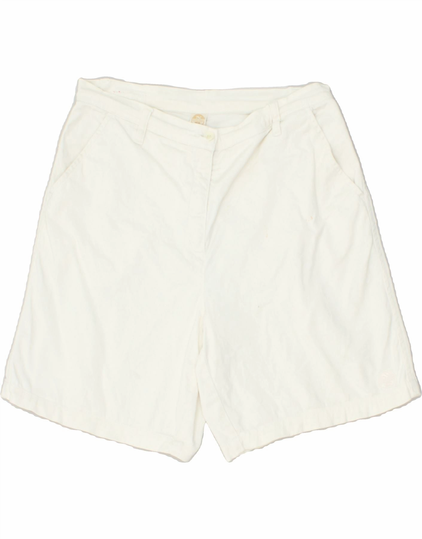 Quick Access Zip Pockets NORTH SAILS Mens Chino Shorts IT 44 XS W285 White Cotton