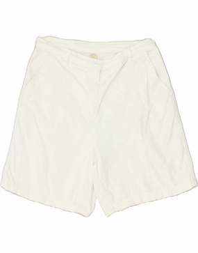 Quick Access Zip Pockets NORTH SAILS Mens Chino Shorts IT 44 XS W285 White Cotton