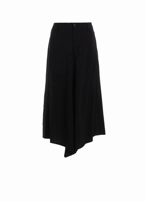 LAWN ASYMETRY HEM FRILL PANTS MultiPocket