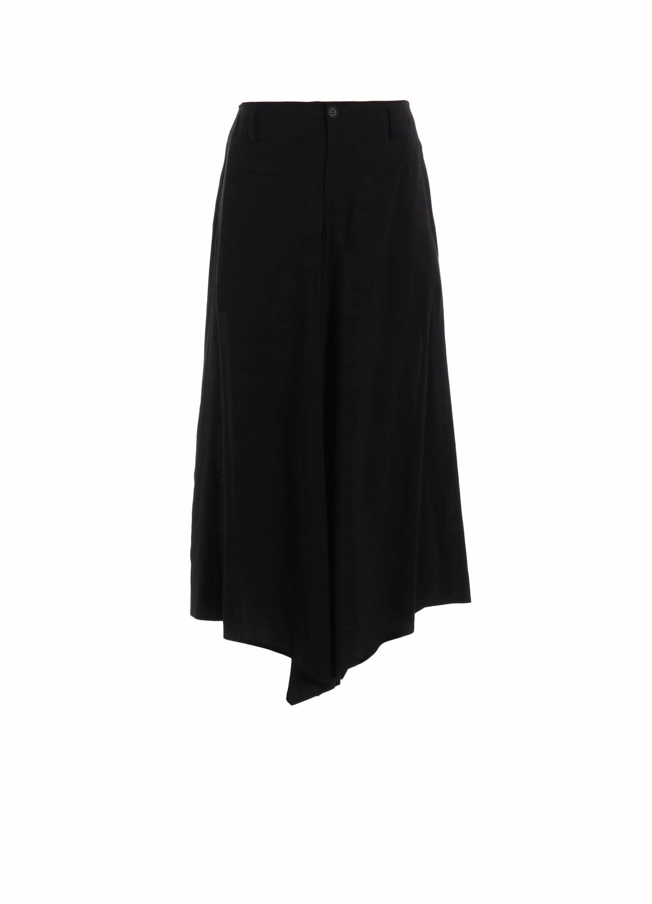 LAWN ASYMETRY HEM FRILL PANTS MultiPocket