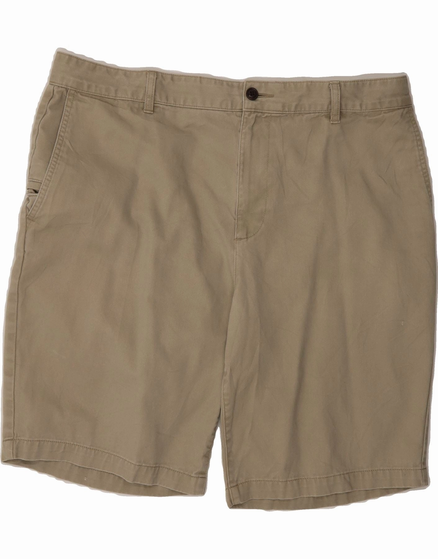 DOCKERS Mens Cargo Shorts W38 XL Beige Cotton Cargo Pockets Freedom Fit