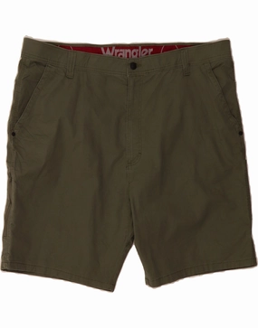 Flexible stretch Eco Friendly Material WRANGLER Mens Cargo Shorts W42 2XL Khaki