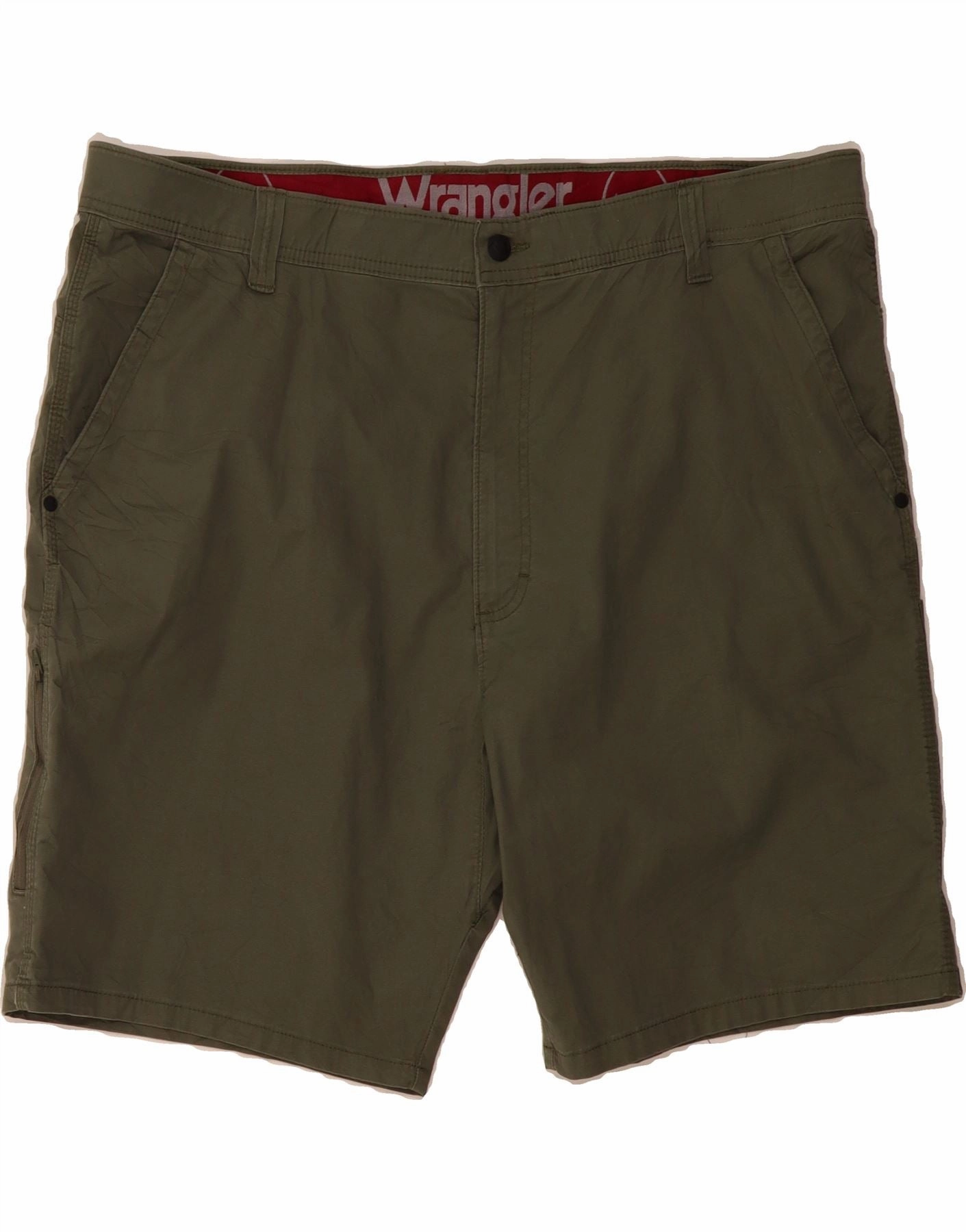 Flexible stretch Eco Friendly Material WRANGLER Mens Cargo Shorts W42 2XL Khaki