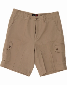 Versatile Look BLUE SIDE Mens Cargo Shorts W38 XL Beige