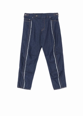 Comfy Ease 8OZ DENIM PANTS WITH RIPPED LINE DETAIL