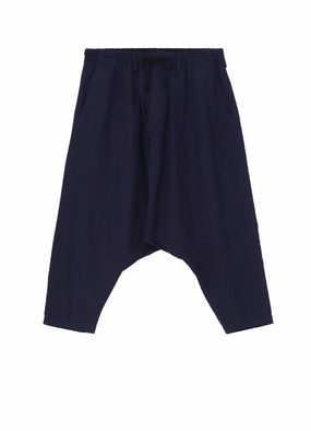 INDIGO DYEING COTTON LINEN SAROUEL PANTS Casual Appeal