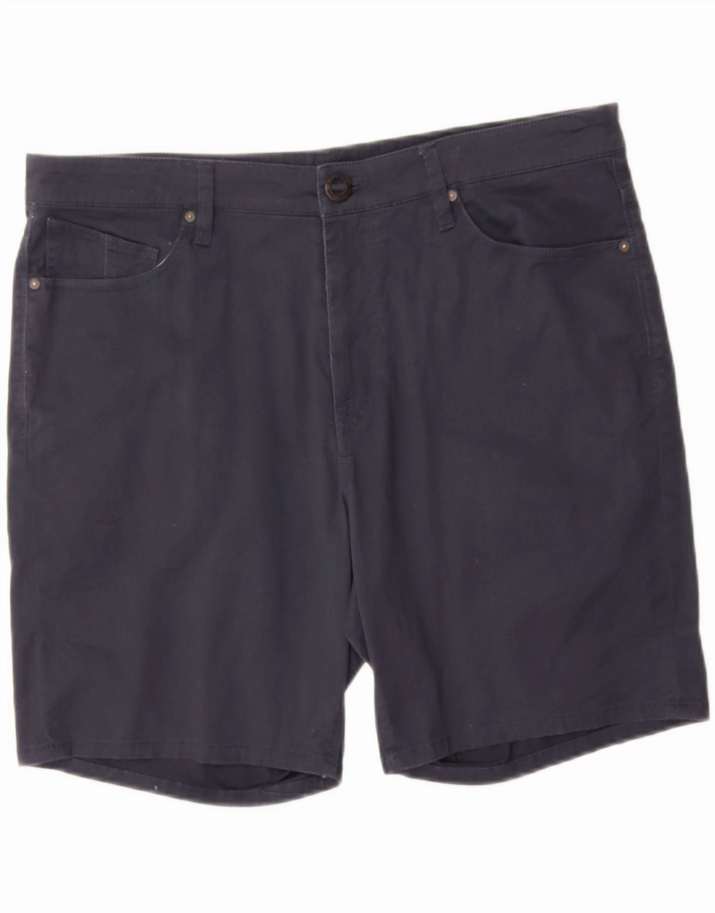 VOLCOM Mens Kinkade Straight Regular Casual Shorts W36 Large  Navy Blue Effortless Style Zero Bulk Packaging
