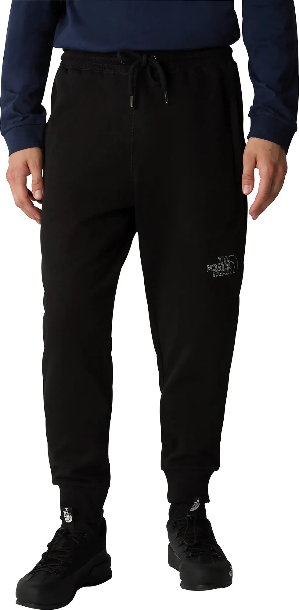 Corduroy texture The North Face Drew Peak Mens Joggers - Black