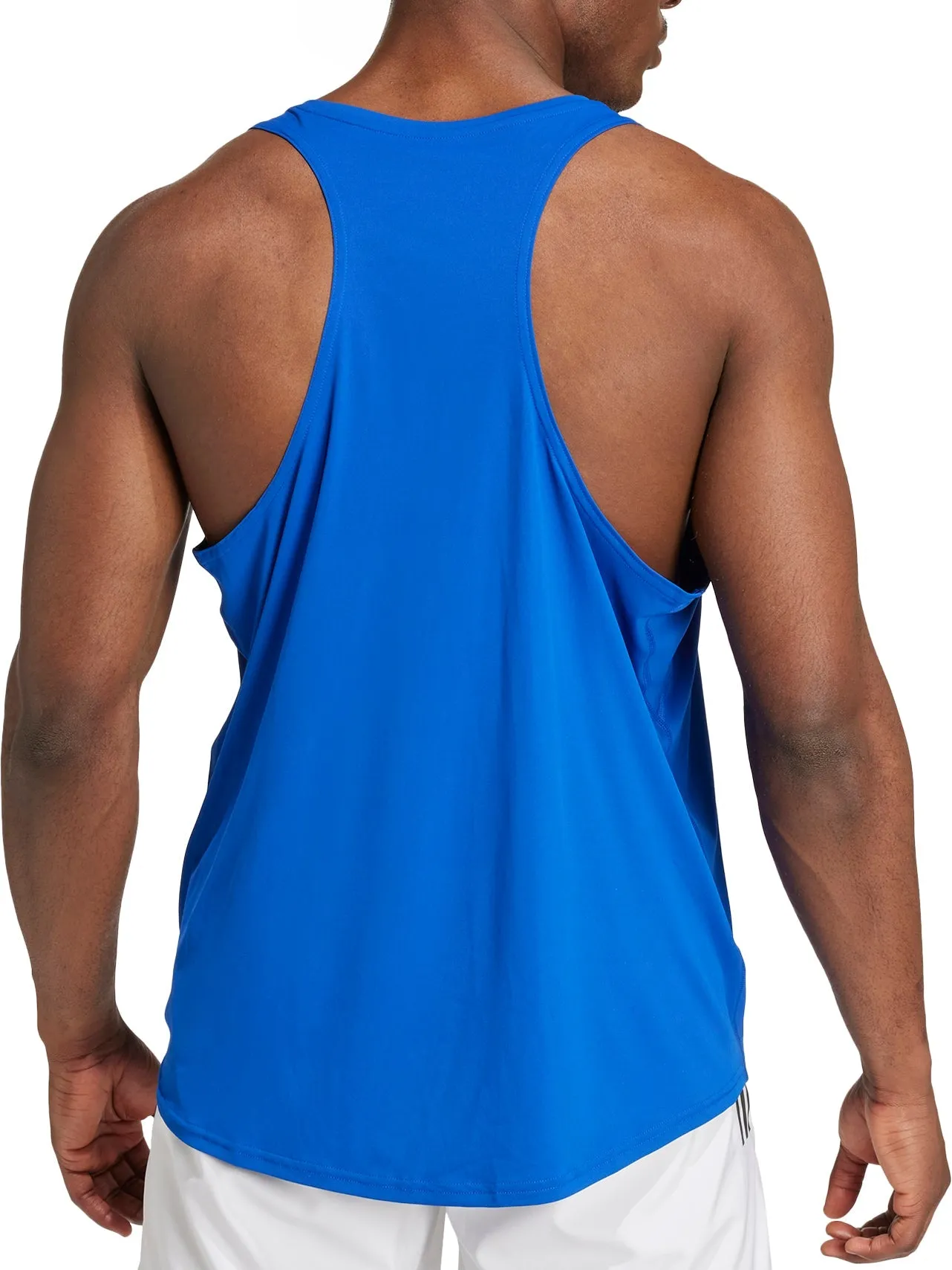 Sporty Look Comfortable and Chic adidas Adizero Essentials Mens Running Vest - Blue