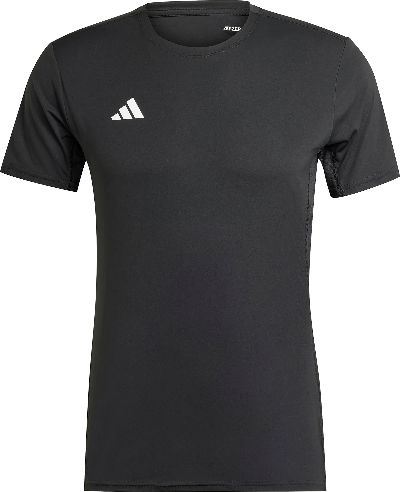 adidas Adizero Essentials Short Sleeve Mens Running Top - Black Comfy Fit