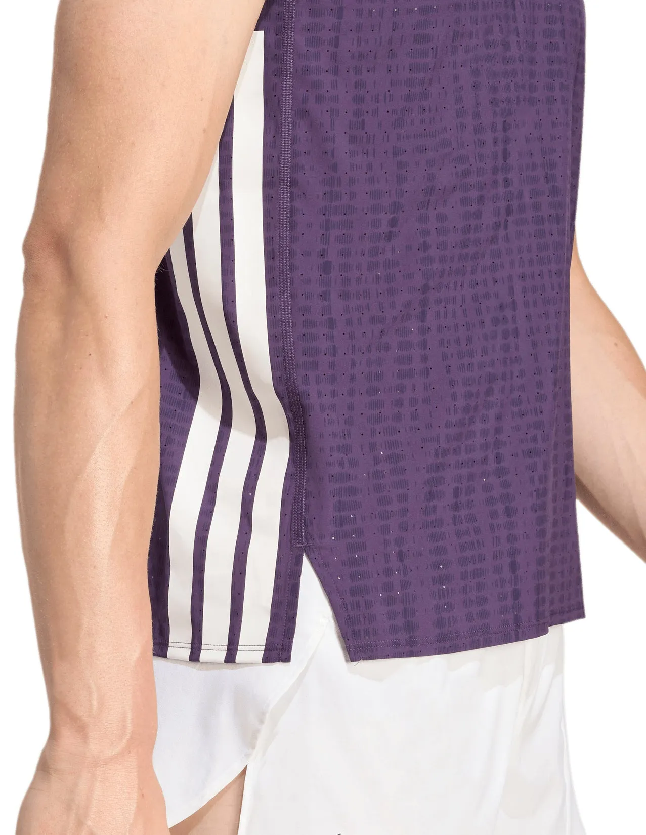 adidas Adizero Mens Running Vest - Purple Travel Friendly