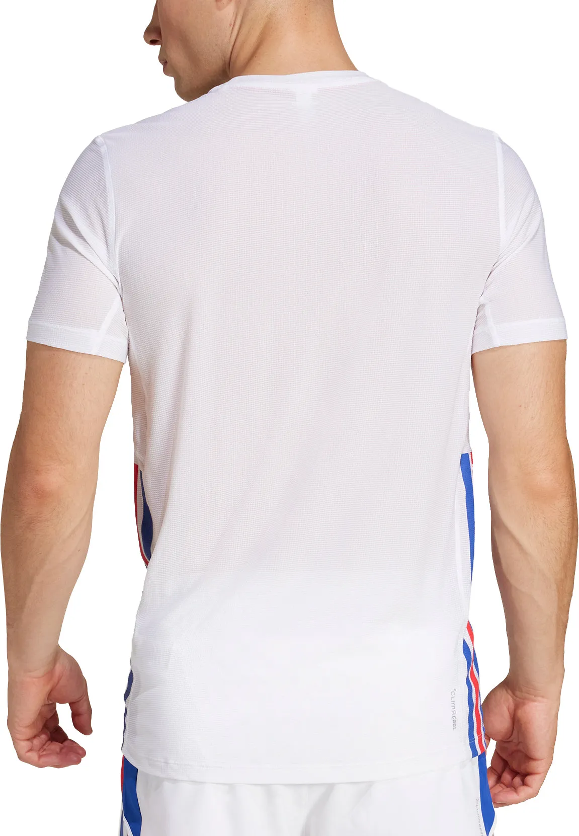 adidas Adizero Retro Short Sleeve Mens Running Top - White Minimal Outfit Street Casual Look