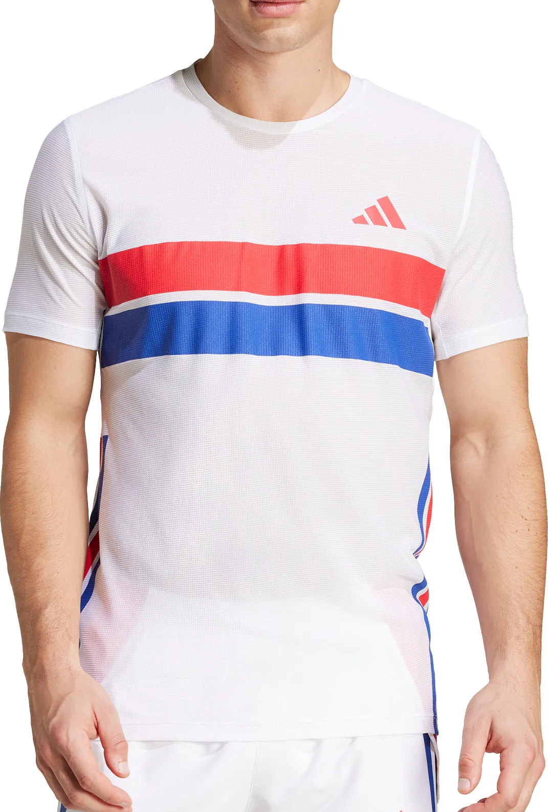 adidas Adizero Retro Short Sleeve Mens Running Top - White Easy Layering Essential Layer