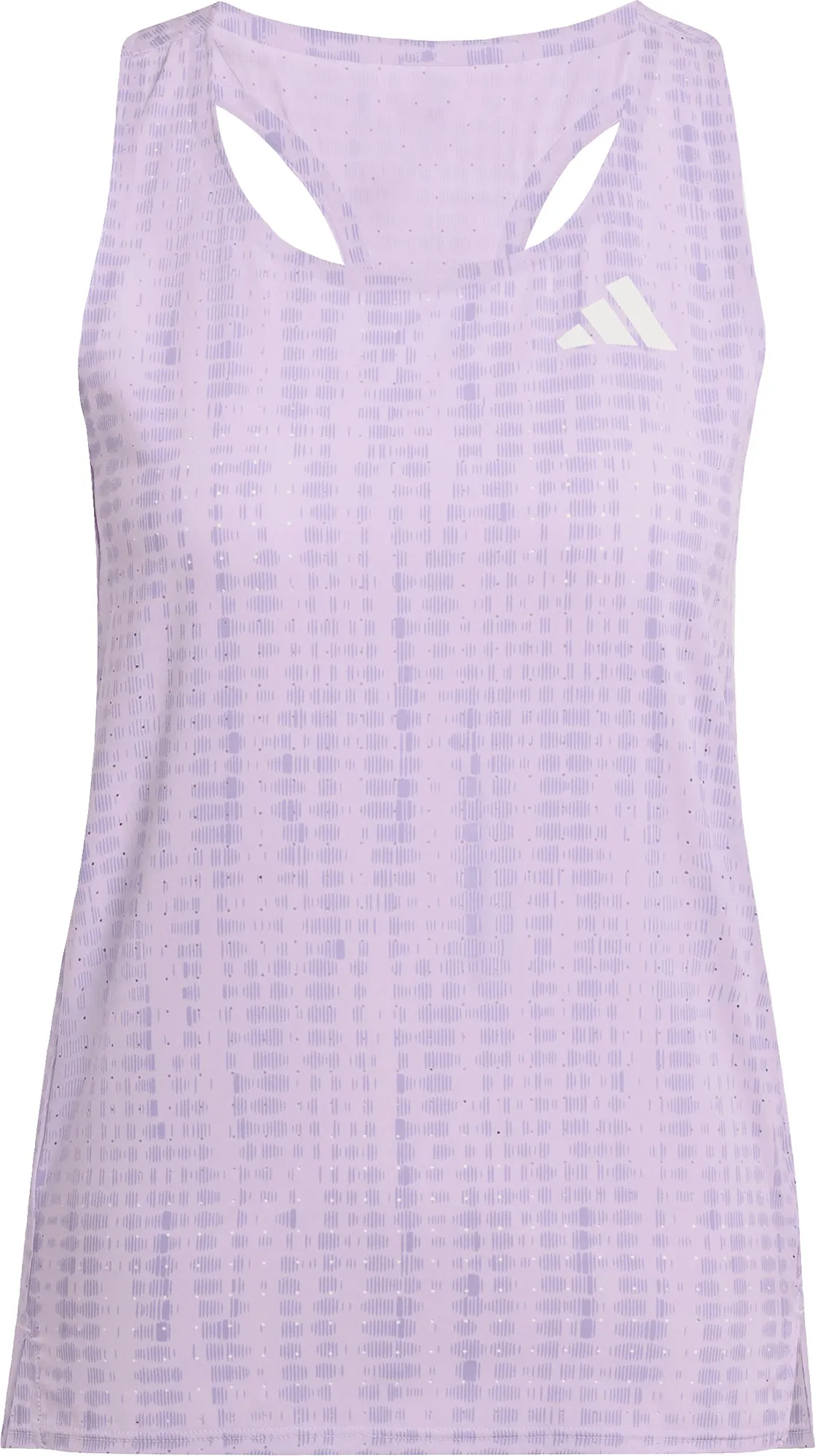 Sporty Top adidas Adizero Womens Running Vest Tank Top - Purple