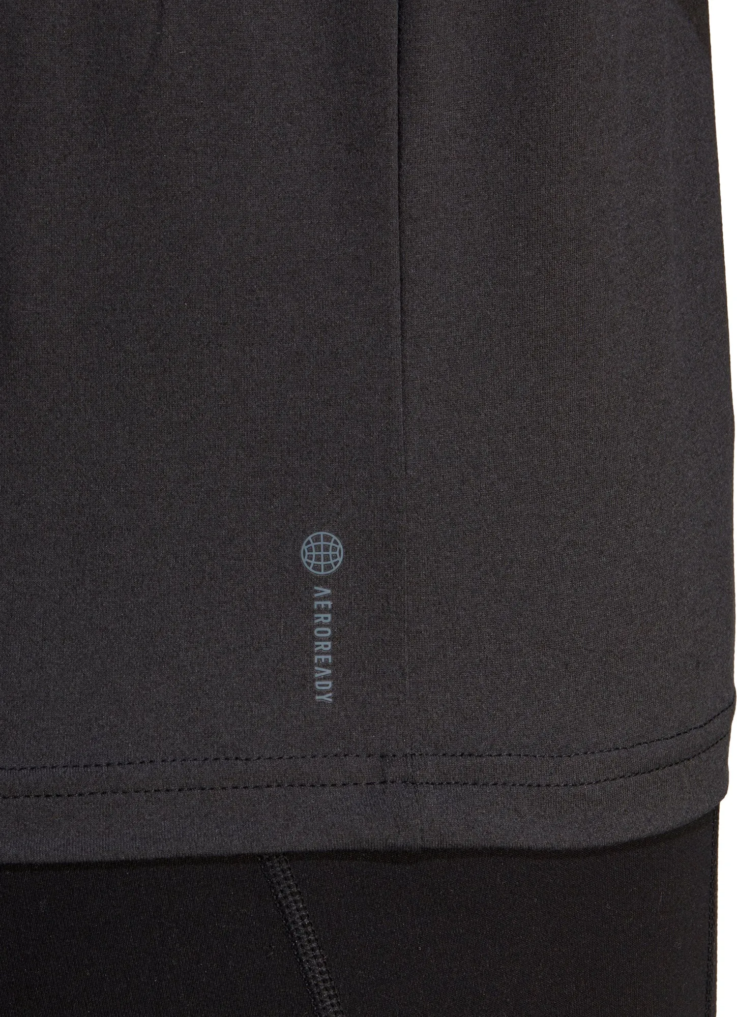 adidas AeroReady Train Essentials 3 Stripes Short Sleeve Womens Training Top - Black Comfy Wear TemperatureRegulating