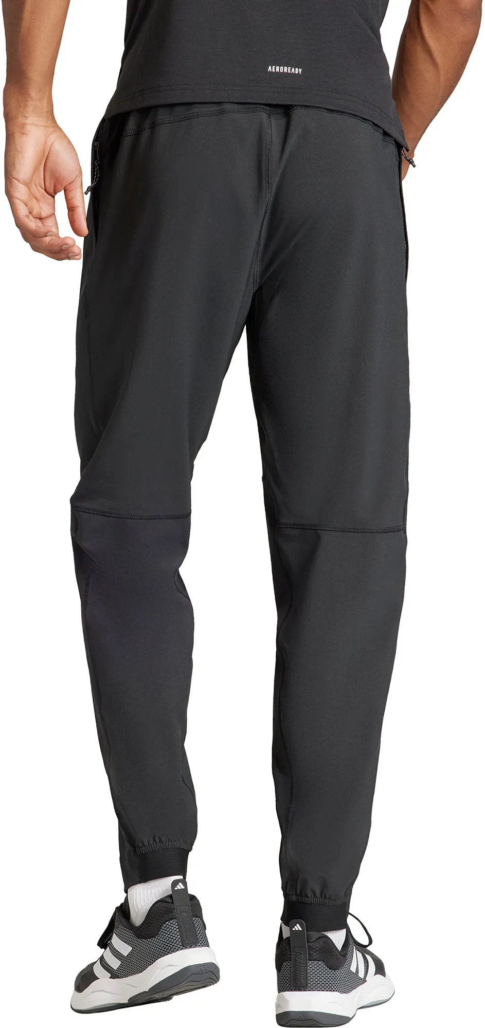 Ripstop Reinforcement adidas Essentials Mens Training Track Pants - Black