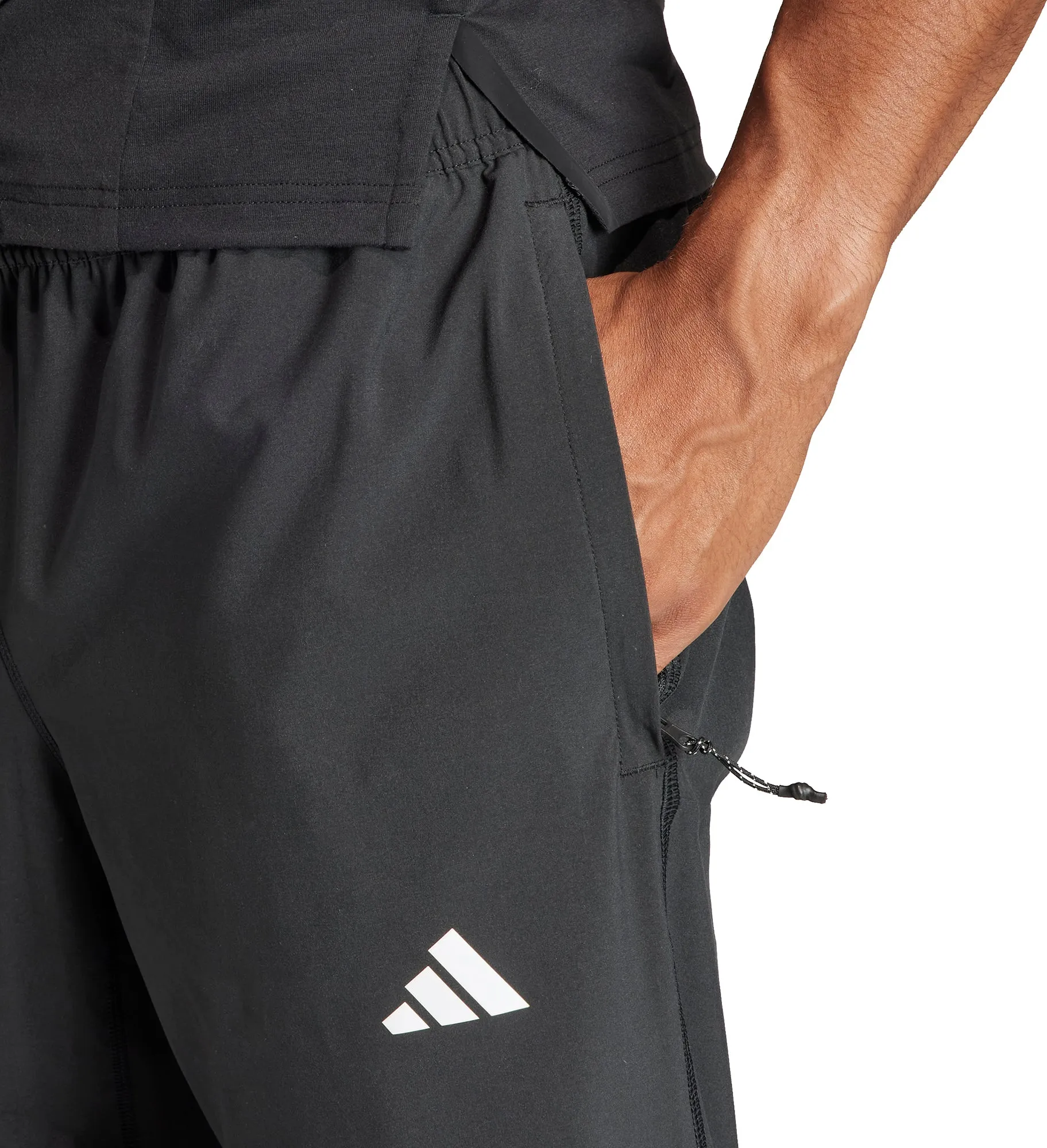 adidas Essentials Mens Training Track Pants - Black Weekend Wear Breathable Waist