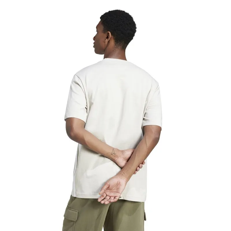 Seasonal Casual Everyday Outfit Adidas Mens Essentials 3-Stripes Single Jersey Tee