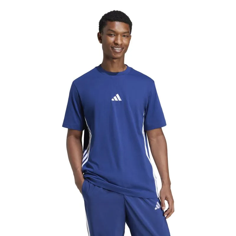 Airflow Ventilation Design Adidas Mens Essentials 3-Stripes Single Jersey Tee